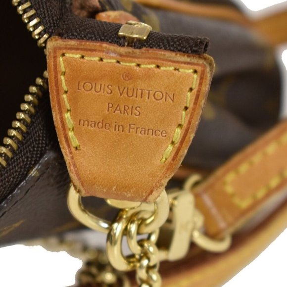 LOUIS VUITTON Eva 2Way Chain Shoulder Bag Monogram Leather Brown M95567 - Picture 13 of 16